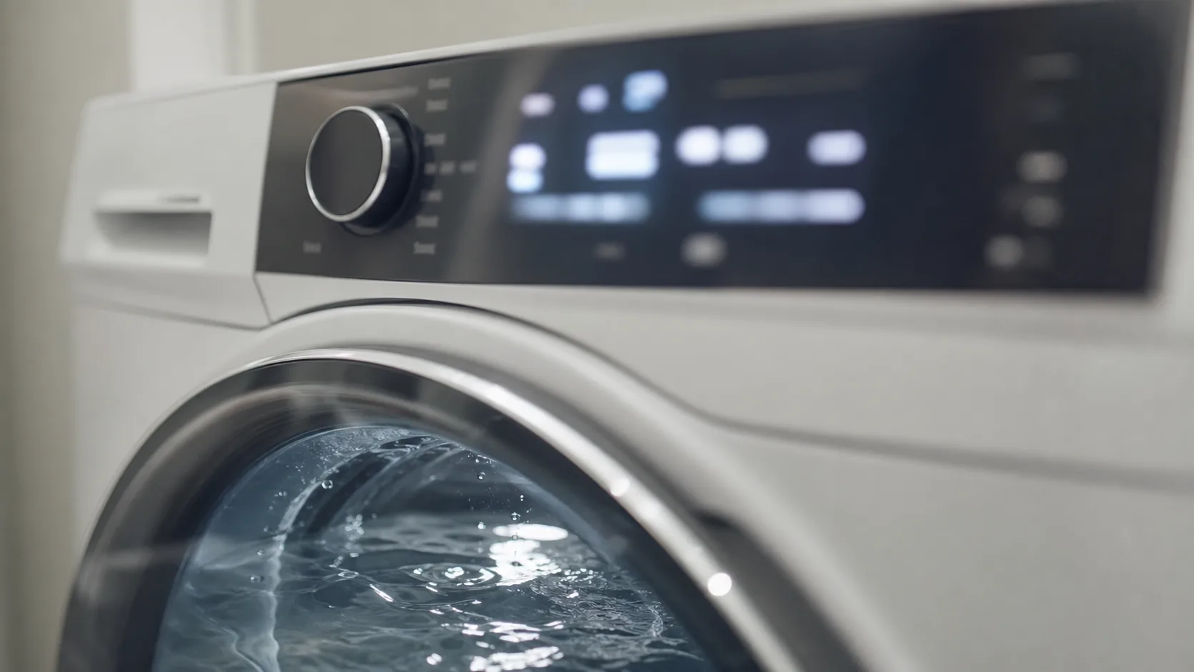 Kenmore washer display showing the F21 drain error code.
