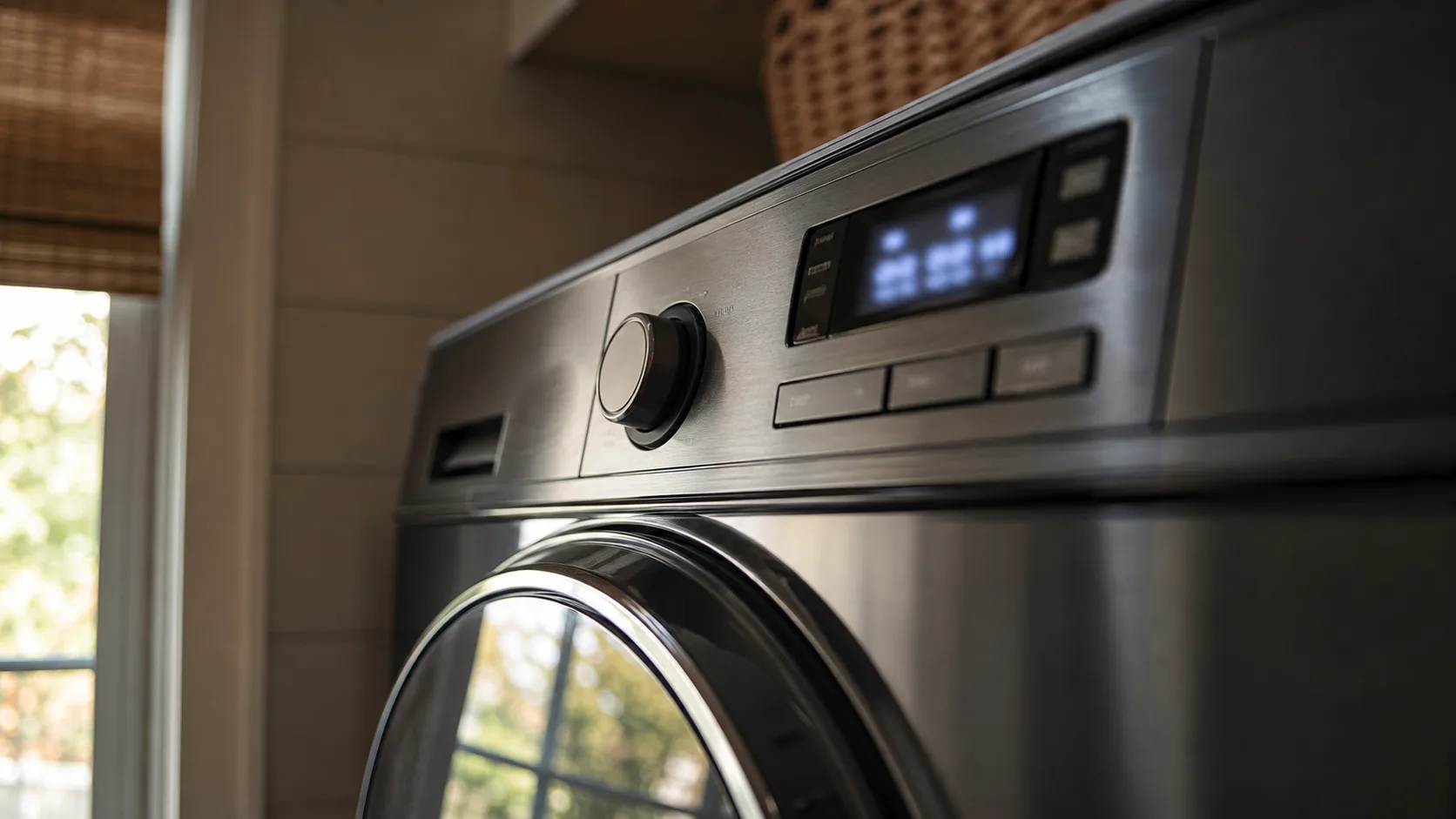 Maytag dryer control panel display showing an error code.