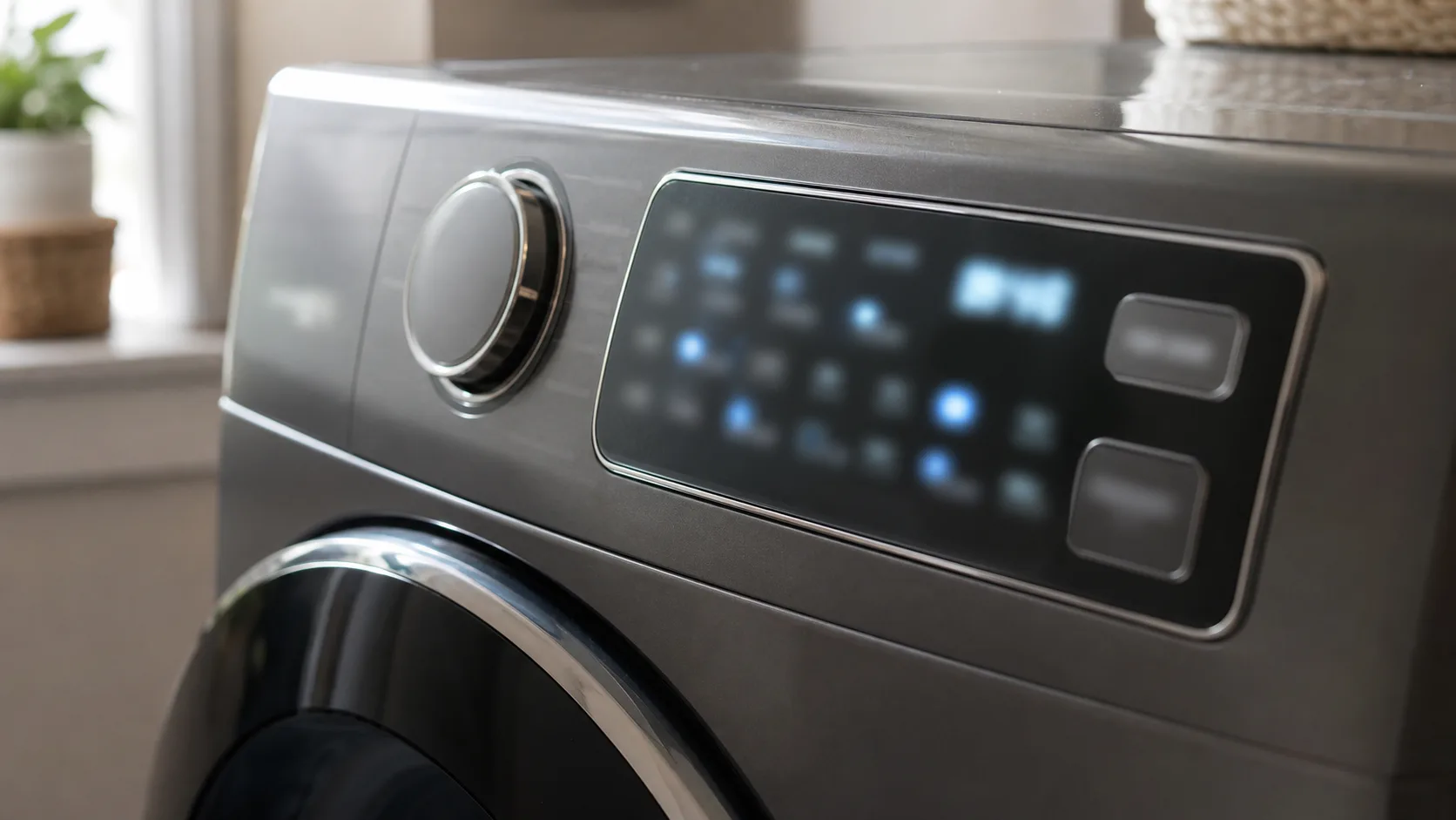 Samsung washer display showing the SE drain error code.