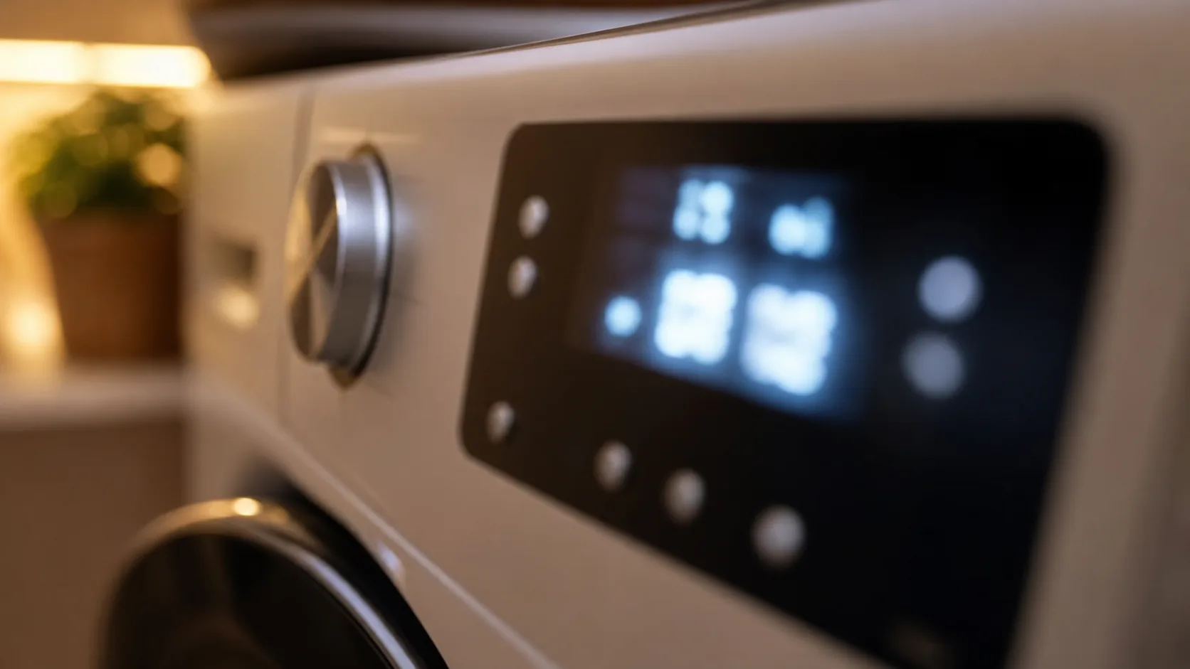Samsung washer display showing the UR unbalanced load error code.