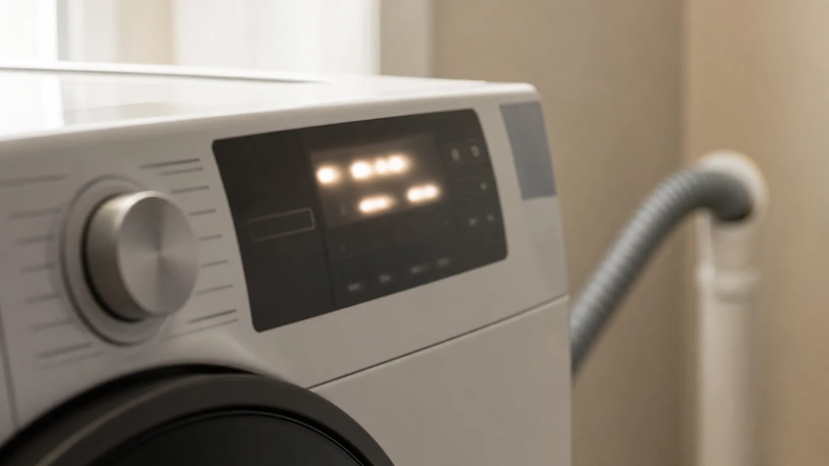 Whirlpool washer display showing the F9E1 error code.